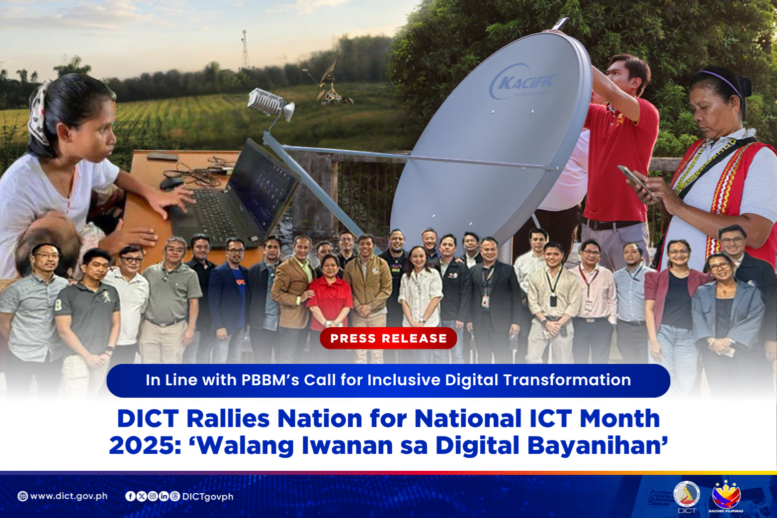 DICT Leads National ICT Month 2025 with Theme: ‘Walang Iwanan sa Digital Bayanihan’